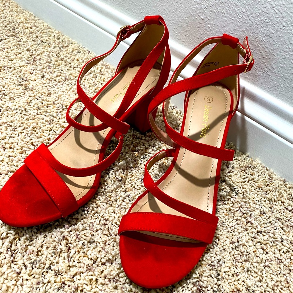 Red Dream Pairs Heels
